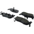 Centric 104.10410 Disc Brake Pad Set Posi Quiet Semi-Metallic Brake Pads with Hardware
