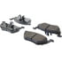 104.10550 by CENTRIC - Posi Quiet Semi-Metallic Brake Pads