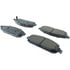 104.10800 by CENTRIC - Posi Quiet Semi-Metallic Brake Pads with Hardware