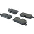 104.10990 by CENTRIC - Posi Quiet Semi-Metallic Brake Pads with Hardware
