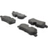 104.10991 by CENTRIC - Posi Quiet Semi-Metallic Brake Pads with Hardware