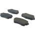 104.11050 by CENTRIC - Posi Quiet Semi-Metallic Brake Pads with Hardware