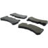 104.11160 by CENTRIC - Posi Quiet Semi-Metallic Brake Pads with Hardware