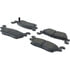 104.11200 by CENTRIC - Posi Quiet Semi-Metallic Brake Pads with Hardware