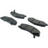 104.11590 by CENTRIC - Posi Quiet Semi-Metallic Brake Pads with Hardware