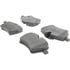104.12040 by CENTRIC - Posi Quiet Semi-Metallic Brake Pads with Hardware