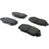 Centric 104.12100 Disc Brake Pad Set Posi Quiet Semi-Metallic Brake Pads with Hardware