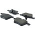 Centric 104.12400 Disc Brake Pad Set Posi Quiet Semi-Metallic Brake Pads with Hardware
