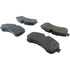 104.12680 by CENTRIC - Posi Quiet Semi-Metallic Brake Pads with Hardware