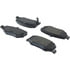 104.12740 by CENTRIC - Posi Quiet Semi-Metallic Brake Pads with Hardware