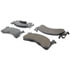 Centric 104.01530 Disc Brake Pad Set Posi Quiet Semi-Metallic Brake Pads with Hardware