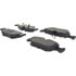 104.02530 by CENTRIC - Posi Quiet Semi-Metallic Brake Pads with Hardware