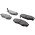 Centric 104.02660 Disc Brake Pad Set Posi Quiet Semi-Metallic Brake Pads with Hardware
