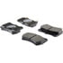 Centric 104.03190 Disc Brake Pad Set Posi Quiet Semi-Metallic Brake Pads with Hardware