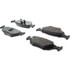 104.03220 by CENTRIC - Posi Quiet Semi-Metallic Brake Pads with Hardware