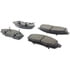 Centric 104.03760 Disc Brake Pad Set Posi Quiet Semi-Metallic Brake Pads with Hardware