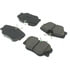 104.04230 by CENTRIC - Posi Quiet Semi-Metallic Brake Pads with Hardware