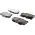 104.04360 by CENTRIC - Posi Quiet Semi-Metallic Brake Pads with Hardware