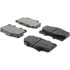 Centric 104.05021 Disc Brake Pad Set Posi Quiet Semi-Metallic Brake Pads with Hardware