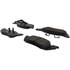 Centric 104.05291 Disc Brake Pad Set Posi Quiet Semi-Metallic Brake Pads with Hardware