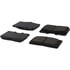 104.05310 by CENTRIC - Posi Quiet Semi-Metallic Brake Pads with Hardware