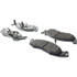 104.05760 by CENTRIC - Posi Quiet Semi-Metallic Brake Pads with Hardware