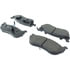 104.06740 by CENTRIC - Posi Quiet Semi-Metallic Brake Pads with Hardware