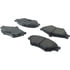 104.06780 by CENTRIC - Posi Quiet Semi-Metallic Brake Pads with Hardware