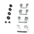 Centric 117.66020 Disc Brake Hardware Kit Centric Disc Brake Hardware Kit