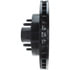 Centric 127.67028L Disc Brake Rotor and Hub Assembly Slotted Drilled Rotor