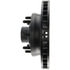 Centric 127.67030R Disc Brake Rotor and Hub Assembly Slotted Drilled Rotor