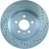 227.61098L by CENTRIC - Select Sport Drilled & Slotted Rotor, Left