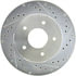Centric 227.62010L Disc Brake Rotor Select Sport Drilled & Slotted Rotor, Left