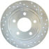 Centric 227.63035L Disc Brake Rotor Select Sport Drilled & Slotted Rotor, Left