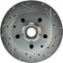Centric 227.66025L Disc Brake Rotor and Hub Assembly Select Sport Drilled & Slotted Rotor, Left