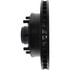 Centric 128.66027CR Disc Brake Rotor and Hub Assembly Sportstop Cryo Sport Drilled Rotor, Right