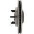 Centric 121.65098 Disc Brake Rotor and Hub Assembly C-Tek Standard Brake Rotor
