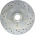 Centric 227.67028L Disc Brake Rotor and Hub Assembly Select Sport Drilled & Slotted Rotor, Left
