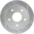 Centric 227.67048L Disc Brake Rotor Select Sport Drilled & Slotted Rotor, Left