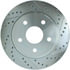 227.67053L by CENTRIC - Select Sport Drilled & Slotted Rotor, Left