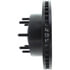 Centric 126.65121SR Disc Brake Rotor and Hub Assembly StopTech Sport Slotted