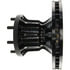 Centric 126.66023SL Disc Brake Rotor and Hub Assembly StopTech Sport Slotted