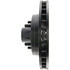 Centric 126.66025CSL Disc Brake Rotor and Hub Assembly Cryo Sport Slotted Rotor, Left