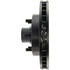 Centric 126.66035SL Disc Brake Rotor and Hub Assembly StopTech Sport Slotted