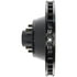 Centric 126.67000SL Disc Brake Rotor and Hub Assembly StopTech Sport Slotted