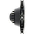 Centric 126.67000SR Disc Brake Rotor and Hub Assembly StopTech Sport Slotted