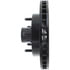 Centric 126.67028CSR Disc Brake Rotor and Hub Assembly Cryo Sport Slotted Rotor, Right