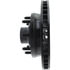 Centric 126.67030CSL Disc Brake Rotor and Hub Assembly Cryo Sport Slotted Rotor, Left