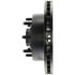 Centric 126.67040SL Disc Brake Rotor and Hub Assembly StopTech Sport Slotted