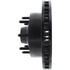 Centric 126.65072SR Disc Brake Rotor and Hub Assembly StopTech Sport Slotted
